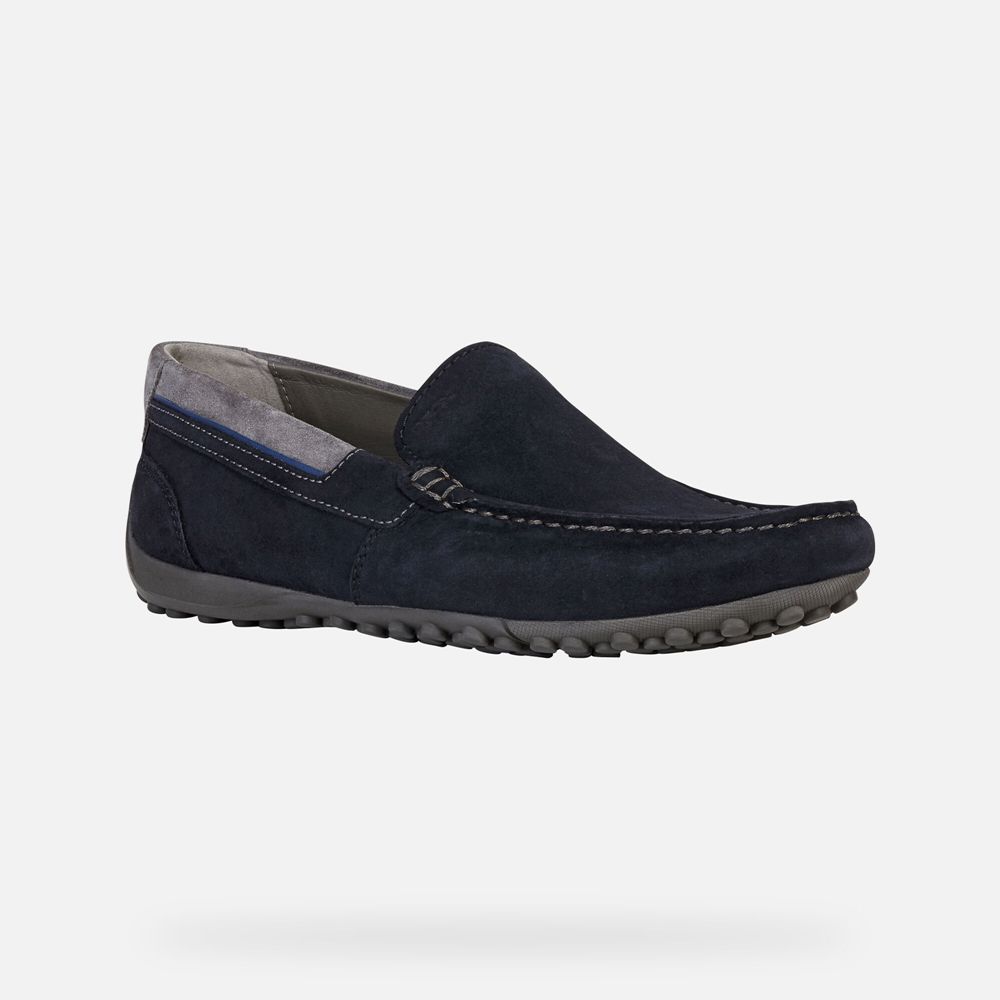 Geox Erkek Loafers Lacivert - Snake - ASN-120568